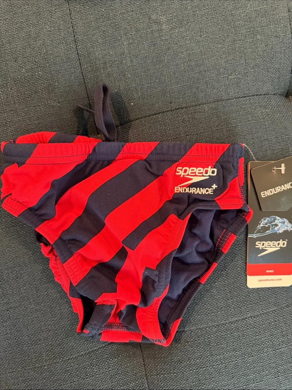 Youth Speedo Endurance+ Swim Briefs Bundle of 3 NEW waist 22 competitive Euro